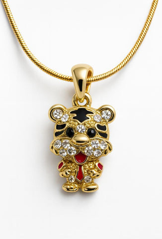Cute Teddy Bear Necklace