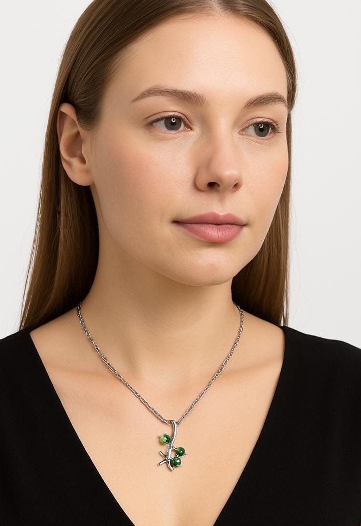 Green Gemstone Necklace