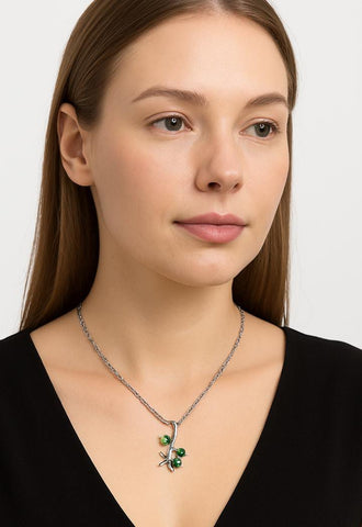 Green Gemstone Necklace