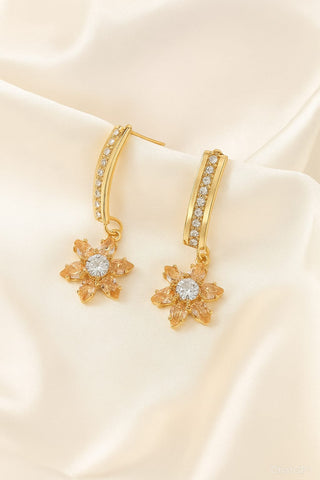 Peach Spark Earring