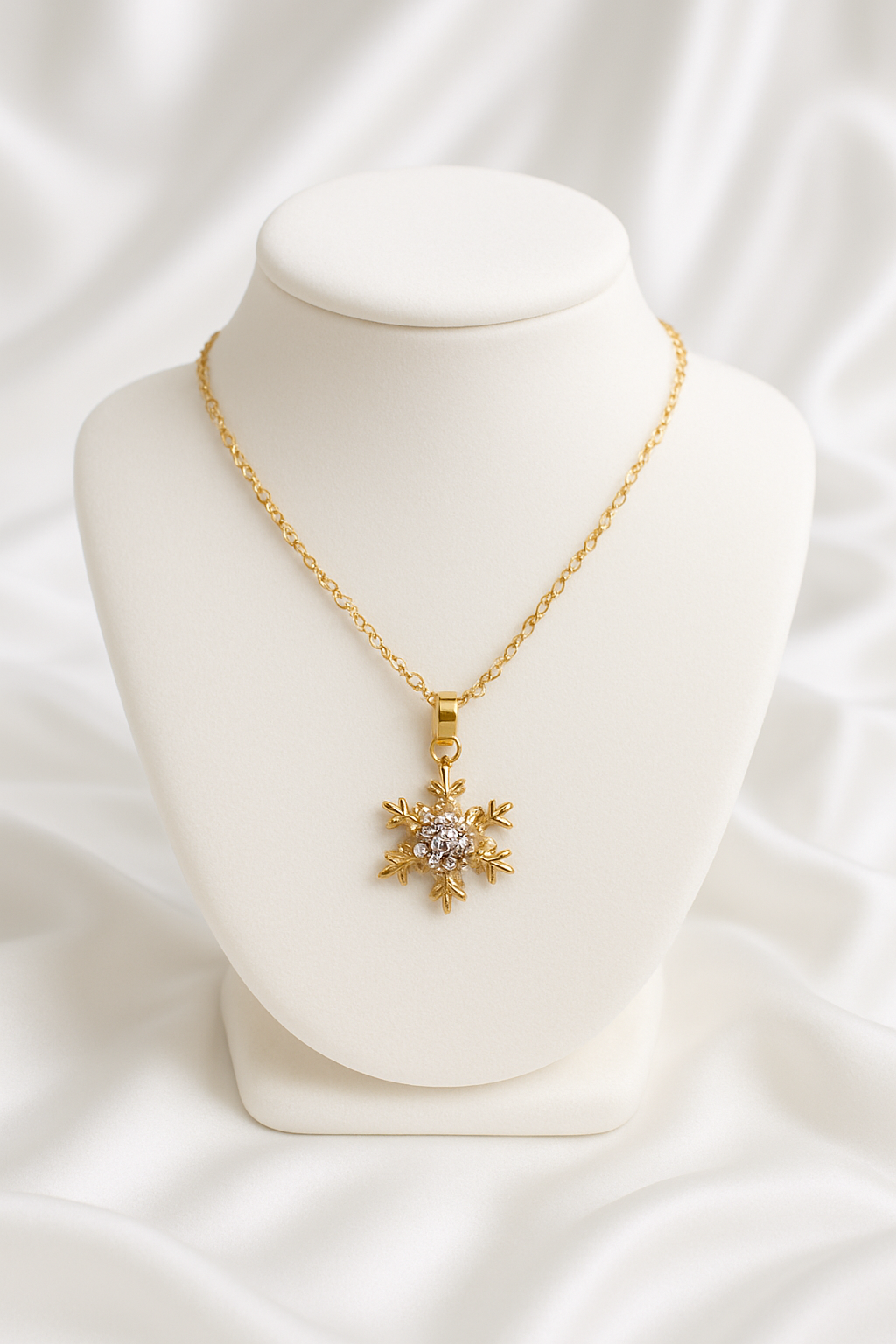 Aurora Snowflake Necklace