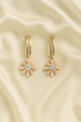 Peach Shine Earring