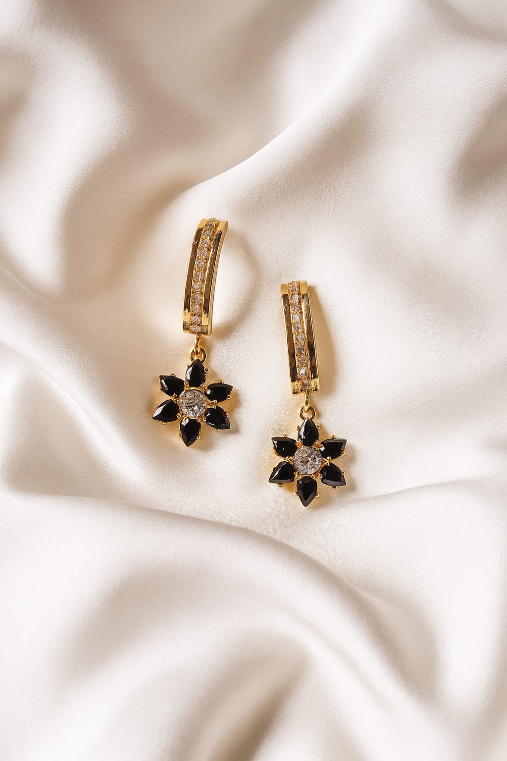 Black Spark Earring